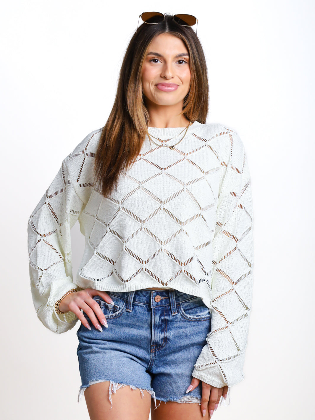Diamond Pattern Sweater