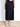 Model is wearing a black swing midi skirt.