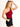 Model is wearing a maroon one shoulder bodysuit.