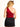Model is wearing a maroon one shoulder bodysuit.