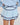 Contrast Trim Tiered Ruffle Skirt
