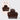 Kitsch Recycled Plastic Puffy Cloud Clip 1pc - Chocolate