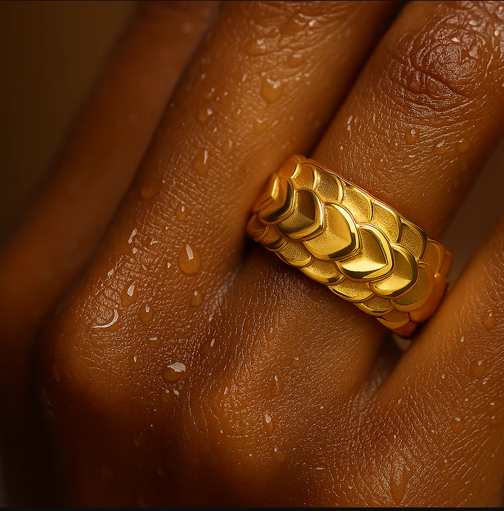 Fish Ring Method CHARLIZE Fish Scale Ring – MOD ON TREND