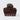 Kitsch Recycled Plastic Puffy Cloud Clip 1pc - Chocolate
