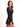 Model is wearing a longsleeve fitted black top