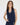 Contrast Trim Sleeveless Collared Top