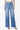 High Rise Reverse Pintuck Wide Leg Jean
