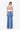 High Rise Reverse Pintuck Wide Leg Jean