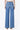 High Rise Reverse Pintuck Wide Leg Jean