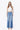 High Rise Reverse Pintuck Wide Leg Jean