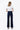 High Rise Patch Pocket Slim Wide Leg Jean