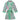 Holly Striped Robe in Green