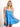 Model is wearing a blue cutout romper.