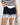 Eyelet Lace Trim Linen Skirt