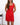 Laser Cutout Square Neck Dress