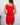Laser Cutout Square Neck Dress