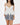 Drawstring Striped Skort