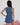 High Neck Denim Romper Dress