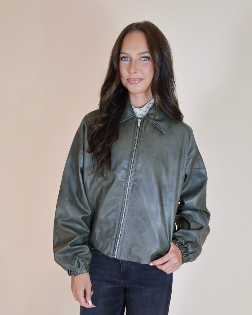 Faux Leather Jacket – MOD ON TREND