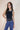 Contrast Stripe High Neck Sweater Tank