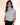 Mock Neck Striped Knit Top
