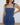 Square Neck Denim Pocket Romper Dress