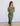 Satin Asymmetric Shoulder Midi Dress