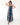 Floral Border Strapless Maxi Dress