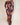 Long Sleeve Mesh Floral Print Maxi Dress