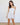 Strapless Lace Belted Romper Dress