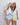 Contrast Trim Tiered Ruffle Skirt