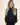 High Neck Lurex Pattern Blouse