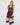 Contrast Trim Tie Strap Dress