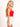 Model is wearing a red square neck nikibiki tank.