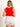 Model is wearing a red square neck nikibiki tank.