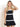 Promises To Keep Contrast Trim Tiered Dress