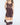 Contrast Trim Tie Strap Dress
