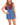 Square Neck Denim Pocket Romper Dress