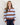 Striped Stitch Trim Sweater