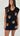 Tiger Graphic V-Neck Sweater Skirt Set