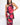 Jaiden High Neck Scarf Floral Print Dress