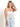 Oh So Sweet Asymmetric Hem Lace Babydoll Top - Final Sale