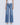 Drawstring Waist Wide Leg Jean