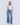 Drawstring Waist Wide Leg Jean