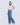 Drawstring Waist Wide Leg Jean