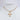 Hammered Cross Toggle Necklace