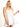 Model is wearing a white strapless cutout romper.