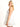 Model is wearing a white strapless cutout romper.