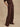 Center Seam Wide Leg Pant in Coffee Bean Marl
