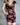 Flutter Sleeve Velvet Floral Dress